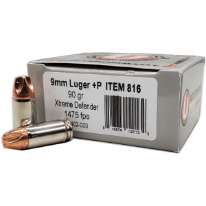9mm - Underwood 90 Grain +P Xtreme Defender