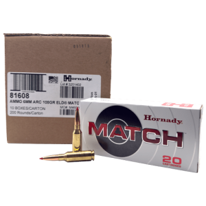 6mm ARC – Hornady 108 Grain ELD Match – 200 Rounds