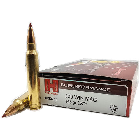 300 Win Mag – Hornady Superformance 165 Grain CX – 20 Rounds