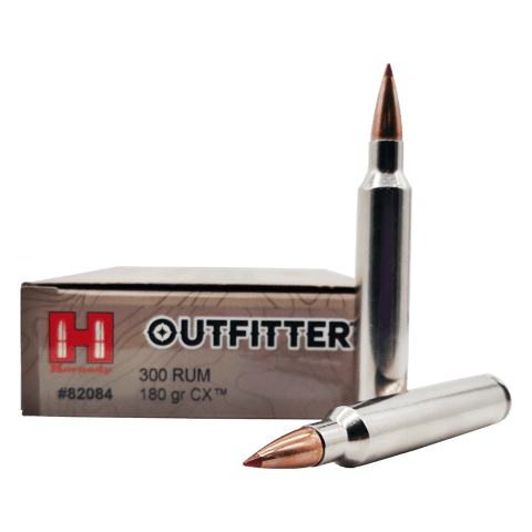 300 Ultra Mag – Hornady Outfitter 180 Grain CX – 20 Rounds