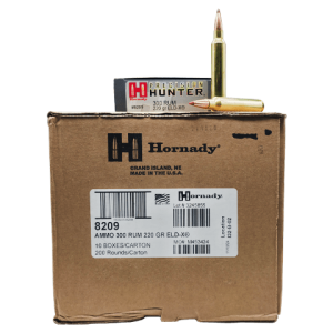 300 Ultra Mag – Hornady Precision Hunter 220 Grain ELD-X – 200 Rounds