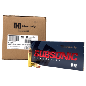 450 Bushmaster – Hornady Subsonic 395 Grain Sub-X – 200 Rounds