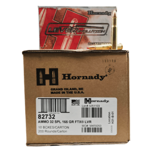 32 Win Special – Hornady LeverEvolution 165 Grain FTX – 200 Rounds