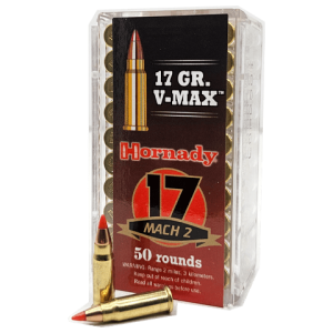 17 Mach 2 hornady rounds box