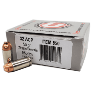 32 Auto - Underwood 55 Grain Xtreme Defender