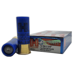 12 Gauge - Hornady American Gunner 1oz Rifled Slug Reduced Recoil - 5 Rounds