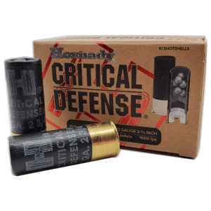 12 Gauge - Hornady 2-3/4" Critical Defense 8 Pellet 00 Buckshot