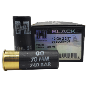 12 Gauge - Hornady Black 2-3/4" 00 Buckshot