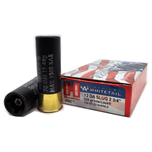 12 gauge hornady whitetail round box