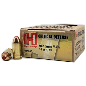 Hornady 9 x 18 mm Makarov rounds