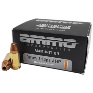 9mm - Ammo Inc. 115 Grain Jacketed Hollow Point
