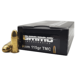 9mm - Ammo Inc. 115 Grain - 50 Rounds