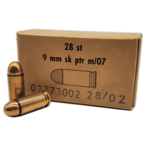 9x20 Browning Long - NAMMO Swedish Surplus FMJ