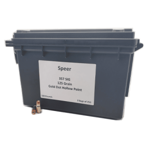 357 SIG - Speer 125 Grain Gold Dot Hollow Point - 500 Rounds