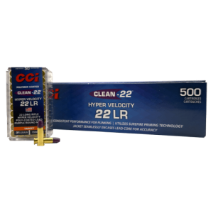 22 Long Rifle – CCI Clean-22 31 Grain LRN – 500 Rounds