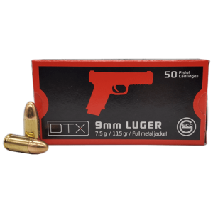 9mm - Geco DTX 115 Grain Full Metal Jacket