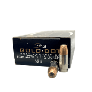9mm - Speer Gold Dot 115 +P+ Grain JHP
