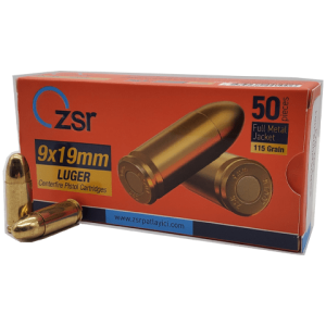 9mm - ZSR 115 grain Full Metal Jacket