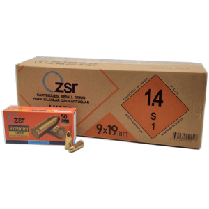 9mm - ZSR 115 grain Full Metal Jacket - 1000 Round Case