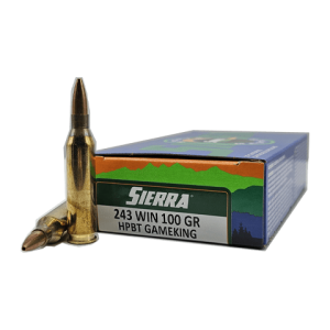 243 Win – Sierra Sports Master 100 Grain HPBT GameKing – 20 Rounds