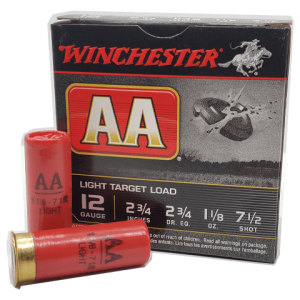 12 Gauge - Winchester AA 2-3/4" Light Target Load #7.5 Shot