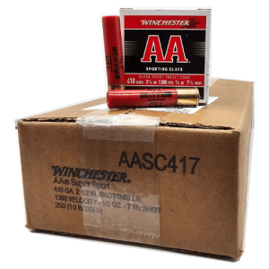 410 Gauge – Winchester AA 2-1/2″ Super Sport #7.5 Shot – 250 Rounds
