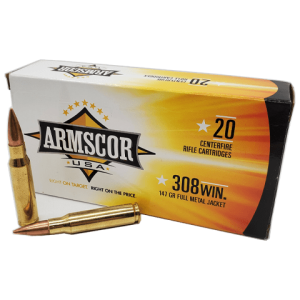 308 Win - Armscor 147 Grain Full Metal Jacket