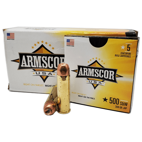 500 S&W - Armscor 300 Grain Jacketed Hollow Point