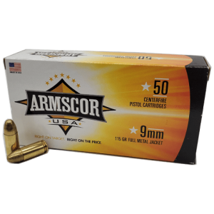 9mm - Armscor USA 115 Grain Full Metal Jacket