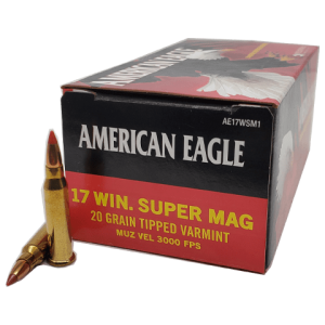 17 Win Super Mag - American Eagle 20 Grain Tipped Varmint
