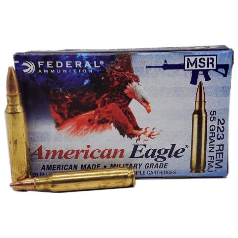 223 Rem - Federal American Eagle 55 Grain Full Metal Jacket