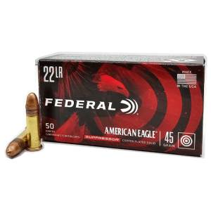 22 Long Rifle - American Eagle Suppressor 45 Grain CPRN - 50 Rounds