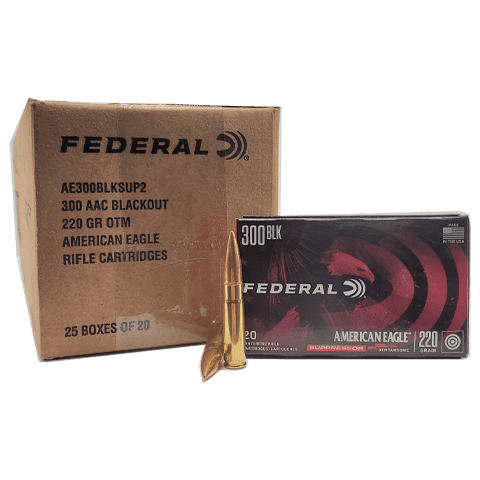 300 Blackout - American Eagle Suppressor 220 Grain - 500 Rounds