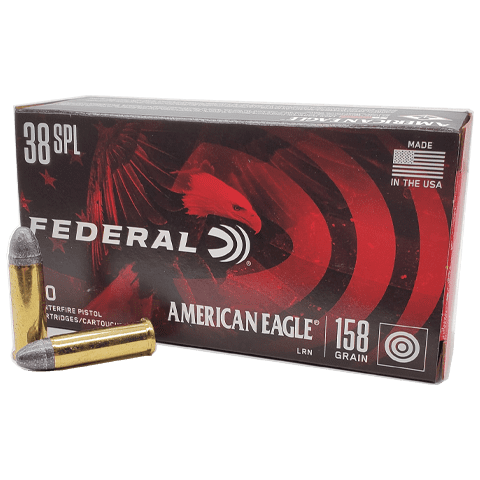 38 Special - Federal American Eagle 158 Grain Lead Round Nose