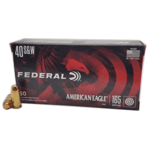 40 S&W - Federal American Eagle 165 Grain FMJ - 50 Rounds