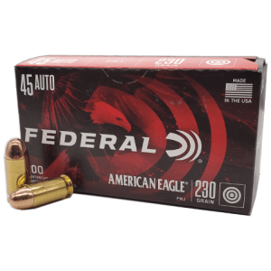 45 Auto - American Eagle 230 Grain FMJ 100 Round Box