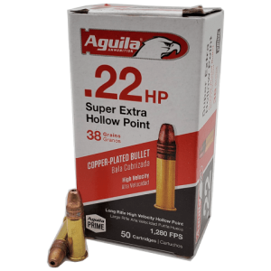 22 Long Rifle - Aguila Super Extra 38 Grain Copper Plated HP