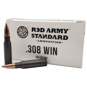 308 Win - Red Army Standard 150 Gr. FMJ Steel Case