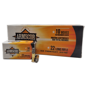 22 Long Rifle - Armscor 40 Grain Standard Velocity LRN - 500 Rounds