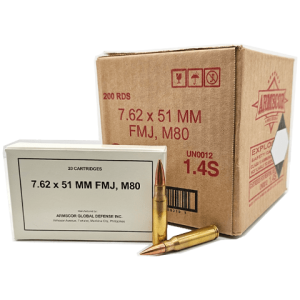 7.62 x 51 Nato FMJ rounds box