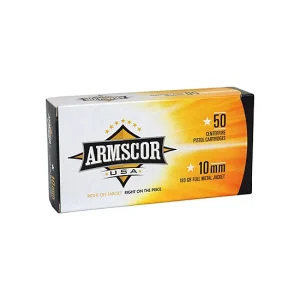 Armscor 10mm 180gr FMJ 50CT