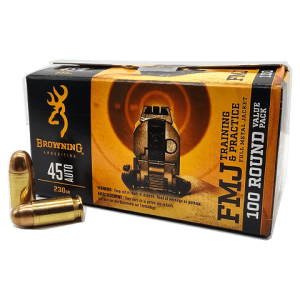 45 auto browning target ammo box