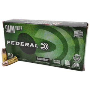 9mm - Federal Ballisti Clean 100 Gr. Frangible Target