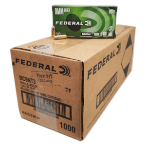 9mm - Federal BallistiClean 100 Gr Frangible 1,000 Rd Case