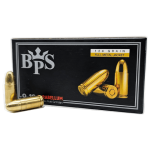 9mm BPS full metal jacket ammo