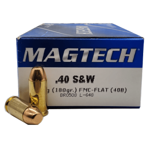 40 S&W - Magtech 180 Grain Full Metallic Case Flat Point