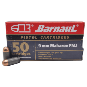9x18 Makarov - Barnaul 94 Grain Full Metal Jacket
