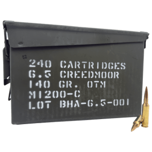 6.5 Creedmoor – Black Hills 140 Grain OTM M1200 – C (240 Rounds)