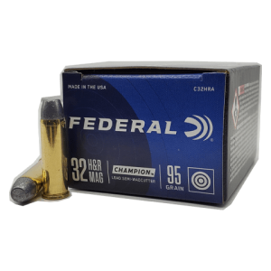 32 H&R Mag - Federal Champion 95 Grain Lead Semi Wadcutter - 20 Rounds