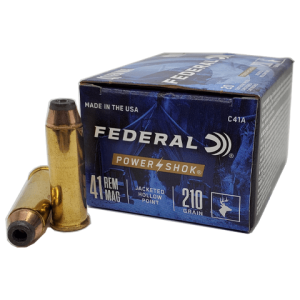 41 Rem Mag - Federal 210 Grain Power-Shok JHP